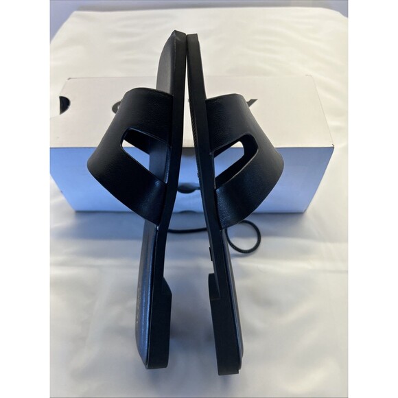 ALDO IT Sandal Black Slide In SZ 7.5 Women New in Box - Picture 3 of 9
